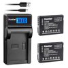 Kastar Battery (X2) & LCD Slim USB Charger for Panasonic DMW-BCG10, Lumix DMC-ZS1, ZS3, ZS5, ZS6, ZS7, ZS8, ZS10, ZS15, ZS19, ZS20, TZ7, TZ10, TZ19, TZ20, TZ30, ZR1, ZR3