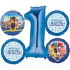 Anagram Paw Pups on Patrol 1st Birthday Party Supplies Chase Marshall Rubble Skye and Everest Balloon Bouquet Decorations