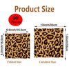 Animal Leopard Party Napkins for Jungle Animal Party Supplies Safari Leopard Print Party Napkins Animal Themed Luncheon Disposable Paper Napkins Safari Leopard Party Themed Birthday Supplies(40 Pcs)