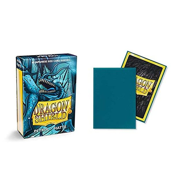 Dragon Shield Matte Mini Japanese Petrol 60 ct Card Sleeves Individual Pack