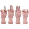 Hedume 3 Pack Practice Hand, Nail Trainning Practice Hand, Fake Hand for Nails Practice, Flexible Movable Fake Hand Manicure Practice Tool for Nail Art Training