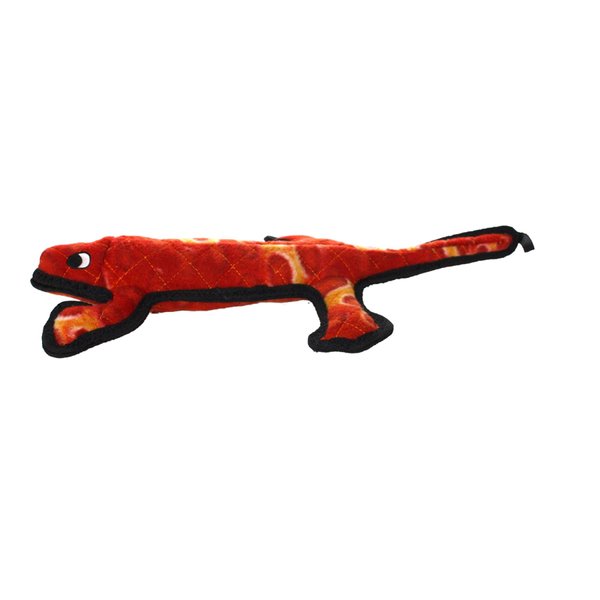 TUFFY - World's Tuffest Soft Dog Toy - Desert Lizard - Squeakers- Multiple Layers. Made Durable, Strong & Tough. Interactive Play (Tug, Toss & Fetch). Machine Washable & Floats