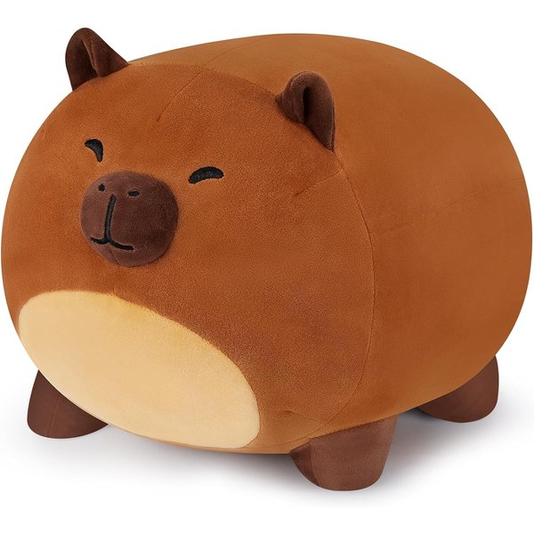 Capybara Plush Toys-12'' Capybara Plush Toy, Capybara Plush Pillow, Cute Soft Plush Capybara Plushie Stuffed Toys, Capybara Plush Pillows Toy Decoration Doll Gift for Kids Girls Boys