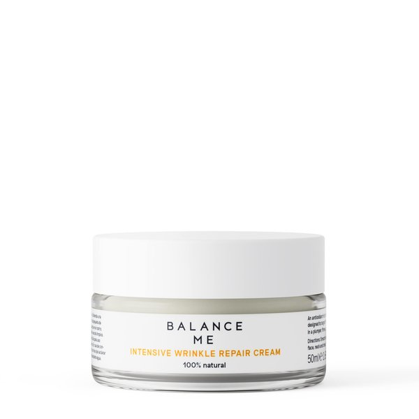 Balance Me Intensive Wrinkle Repair Cream, Intensely Hydrates & Moisturises, Anti-Ageing & Firming Face Moisturiser For All Skin Types, 100% Natural, Vegan & Cruelty Free, Mad In UK, 1.7 Fl Oz