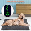 ENJOY PET Pet Heating Pad, Dog Heating Pad with 13 Level Timer and 9 Level Temperature, Indoor Heating Pads for Cats Dogs with Chew Resistant Cord, Long-Time Working Pet Heated Mat, Auto Power Off