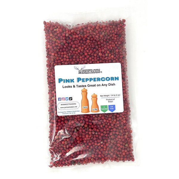 Pink Peppercorns, Yankee Traders Brand, 4 Oz. Pack