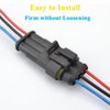 HYAT 3 Sets Car Waterproof Electrical Connector,18 AWG 3 pin Plug Auto Electrical Wire Connectors Marine for Car, Truck, Boat, and Other Wire Connections.(3 Sets)