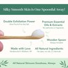 Bare Botanics Unscented Body Scrub 24oz | Made in Madison, WI | All Natural Body Scrub w/Skin Loving Moisturizers | Vegan & Cruelty Free Sea Salt Exfoliator w/a Cute Wooden Spoon