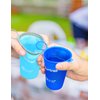 Burtrail 200 ml/6.8 oz-2Pack-Collapsible Cup TPU Running Water Cup Foldable Reusable Protable for Running,Backpacking,Traveling,Climbing,Marathon-BPA Free,SkyBlue
