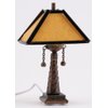 Classics by Handley Dollhouse Miniature Tiffany Table Lamp with Branch Design Shade