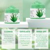 Facial Scrub Aloe Vera Face Scrub,Brightening Facial Exfoliating Scrub, Exfoliating Face Wash,Deep Cleansing Facial Exfoliator,Face Scrub Exfoliating for Blackhead,Dark Spots,Facial Cleanser for Acne