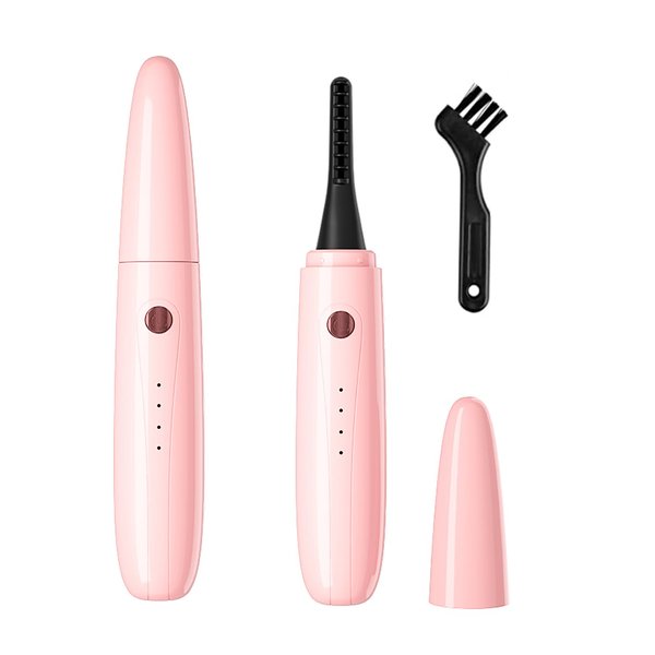 Heated Eyelash Curlers,Electric Eyelash Curlers,8 Seconds Fast Heating,Double-Sided Anti-Burn Heated Lash Curler，3 Temp Settings，USB Rechargeable