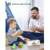 Vdealen Speed Cube Set, Cube Bundle 2x2x2 3x3x3 Pyramid Stickerless Magic Cube, Smooth Puzzle Cube Toys Gift for Kids & Adults