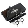 Kutting Edge - Hair Scissors Professional Hair Cutting Scissors Kit Thinning Shears - Hairdressing Scissors Set - Stainless Steel Barber Black Scissors 6.0”