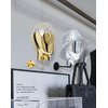 CHADWICK Hat Display Stand Wall Mount Chrome Wig Head Stand Stylish Mannequin Head Stand Durable Wig Holder for Hats, Wigs, Glasses, Luxury Look at Home, Salon, Head Swivels, 20 Inch Circumference