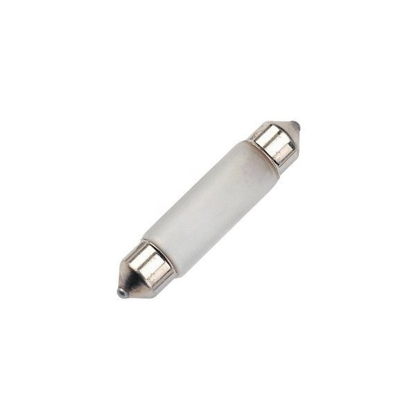 10 Pack 5 Watt T3 1/4 Festoon Base 12 Volt 5000 hour Frost Xenon Lightbulb