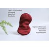 Premium Handcrafted 25 Momme Mulberry Silk Eye Mask for Sleeping (Red Velvet)