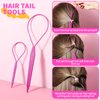 YGDZ Toddler Hair Ties 312PCS Baby Hair Ties 24 Colors, Small Elastic Hair Tie, No Crease Hair Bands, Ponytail Holders, Hair Accessories for Girls, Baby, Toddler