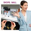 Availey 60 Pack Magnetic 'C' Channel Label Holders for Metal Racks and Shelves with Protective Films and Replacement Strips 3" x 1"