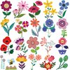 Casciybo Flower Temporary Tattoos for Kids Girl, 10 Sheets Fake Waterproof Cute Small Tattoo Stickers for Child Birthday Party Favors Supplies Gifts Decorations