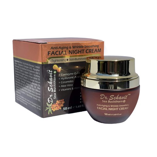 Dr.Schavit Anti Wrinkle Night Cream – Collagen Retinol Anti Aging Firming and Moisturizing Face Cream Reduce Wrinkles, Dark Spots, Fine Lines and Sun Damage - 1.7 Oz