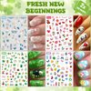 IDDFEVE 12 Months All Holiday Nail Stickers, 24 Sheets Seasonal Variety Pack 2 Pcs Per Month DIY Nail Art, Self-Adhesive Pegatinas Uñas for a Year of Halloween Christmas Thanksgiving&Valentine’s Day