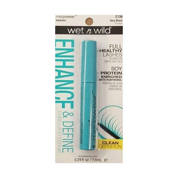2 Pack - Wet N Wild MegaWear C136 VERY BLACK Mascara