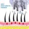 Mnatop Hair Oil Applicator, Scalp Applicator Comb, Scalp Oil Applicator Brush, Scalp Massager for Hair Growth, Ideal for Essential Oils and Serums(Transparent White)