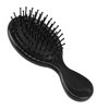 20 Pack Mini Hair Brushes Bulk, Mini Hair Brush Individually Wrapped, Soft Bristles Adds Shine, Scalp Massage and Detangling, Safe for All Hair Types Extensions, Wigs(Bright Black)
