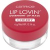 Catrice | Lip Lovin’ Overnight Lip Mask | Light Pink Tint, Shea Butter, Cherry Oil, & Vitamin E | Vegan, Gluten Free, Cruelty Free (020 | Cherry Pop)