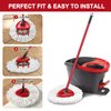 3 Pack Mop Replacement Heads for O-Ceda Mop Replace Head EasyWrin Spin Mop Heads Replacements, Microfiber Spin Mop Refills, Easy Cleaning Mop Head Replacement