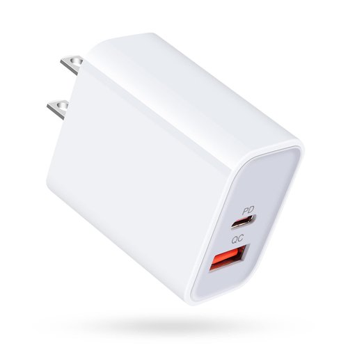Pixel 9 Pro XL Fast Charger, 20W Dual Port USB C Power Adapter for Google Pixel 8a 8 Pro 7a 7 Pro 6a 6 Pro 5 4a 4XL 3a 3XL 2XL, Type C Wall Charger Block Plug for iPhone 15 Pro Max 15 Pro 15 Plus 15