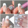 DANNEASY Nail Art Stamp Pen Set (15PCS), 3s Quick DIY Nail Design Tools with Unique Patterns - Easy to Use, Flower Nail Stamper Pen, Nail Art Pen for DIY Salon Nails Supplies
