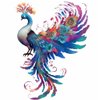 Dopetattoo 6 Sheets Colorful Phoenix Temporary tattoo Fake Tattoos for Woman Adults