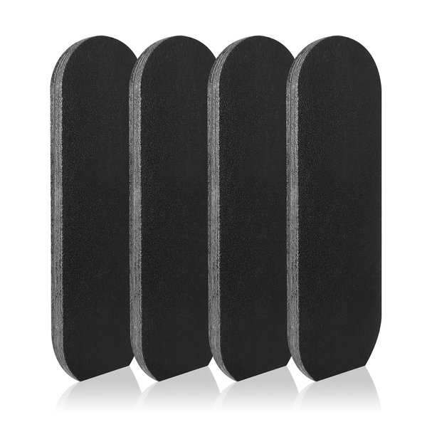 EagleKing Stainless Steel Foot File Refills, 40 Pieces Replacement Pads, Foot Rasp Pad with Removable Glue, Size 5.2" L x 1.7" W