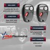 2 Keyless Entry Remote Key Fob - 3 Button