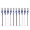 Monoprice Cat6A Ethernet Patch Cable - Snagless RJ45, 550Mhz, 10G, UTP, Pure Bare Copper Wire, 30AWG, 10-Pack, 1 Feet, Blue - SlimRun Series