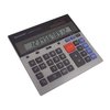 Sharp QS-2130 12-Digit Commercial Desktop Calculator with Kickstand, Arithmetic Logic, Battery and Solar Hybrid Powered LCD Display, Great For Home and Office Use,Gray and Black Small