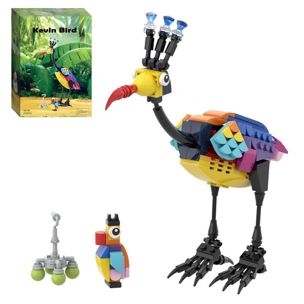 NUTAIN Kevin Bird Building Blocks Set Toy for Adult Child,Compatible with 'Up' House 43217 Model Building Kit(215 Pieces)