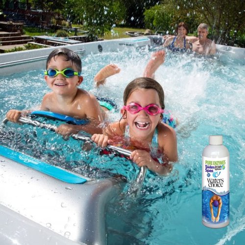 Waters Choice Enzymes for Swim Spas- Spa Water Treatment for Swim Spas 1000-2000 gallons, Specifically Formulated for Swim Spas, Hot Tub Cleaner, Premium Water Care Treatment - Perfect for Swim Spas!