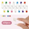 Hanycon Diaper Pins Mix Color Color Nappy Safety Pins Hold Clip Locking Cloth, Pack of 100