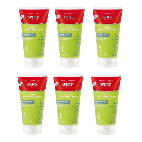 Speick Natural Active Hair Conditioner 150 Ml 5.07 Oz Pack of 6