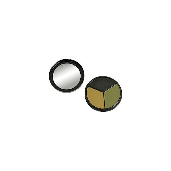 Bobbie Weiner Tri-color Camouflage Face Paint Kit - Black, Olive, and Mustard