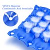 MIAOKE Medical Air Inflatable Seat Cushion for Wheelchair Office Home, Ideal for Prolonged Sitting 17.7" X 17.7"- Blue