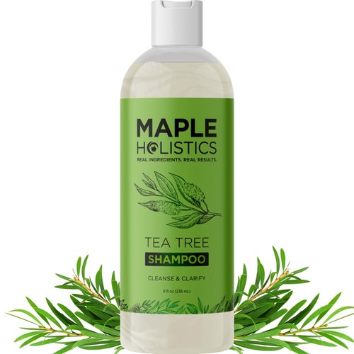 Tea Tree Shampoo for Men and Women - Invigorating Tea Tree Oil Shampoo Sulfate Free with Rosemary Essential Oil - Refreshing Daily Clarifying Shampoo for Build Up plus Dry or Oily Hair and Scalp Care
