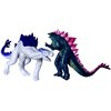 TwCare Set of 12 Godzilla x Kong: The New Empire, Dinosaur Dragon Toys Action Figures, Evolved Basic Exquisite Battle Roar B.E.A.S.T. Glove Shimo Frost Bite Mecha King Ghidorah Cake Toppers Pack