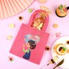 Aneco 30 Pack Reusable Non-woven Party Favor Bag 8×8 Inch Tote Bags Bulk with Handles Rainbow Goodies Gift Bags for Birthday Wedding Party