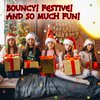 25 Bouncy Balls for Kids Party Favors | Christmas Glow in The Dark Bouncy Ball 30mm | Superball Small Rubber Balls for Kids