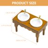 Yardwe Dollhouse Miniature Furniture 1:12 Scale Wash Basin Doll House Bathroom Sink Cabinet with Wood Hand Washing Sink for Dollhouse Kitchen Furniture Accessories