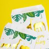 Sparkle and Bash Safari Party Decorations, White Goodie Bags (5 x 7.5 In, 100 Pack)